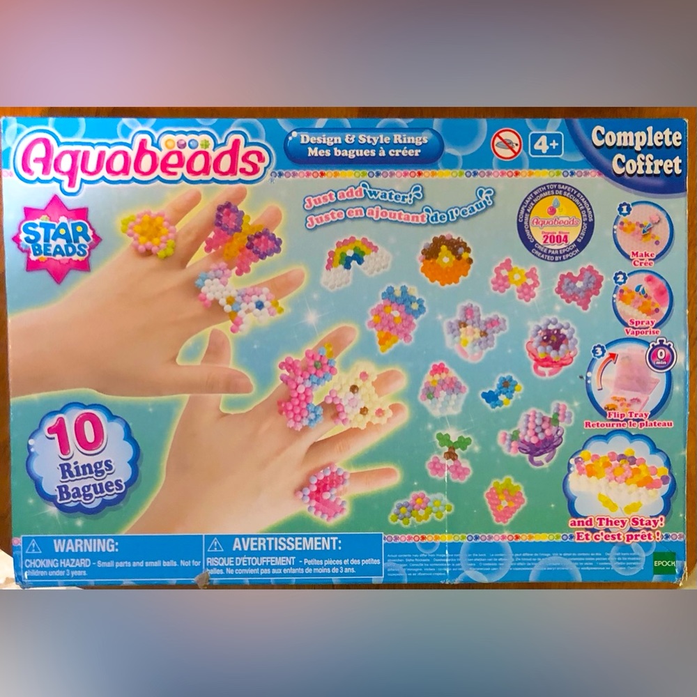 Aquabeads. Design and Style 8 Rings.